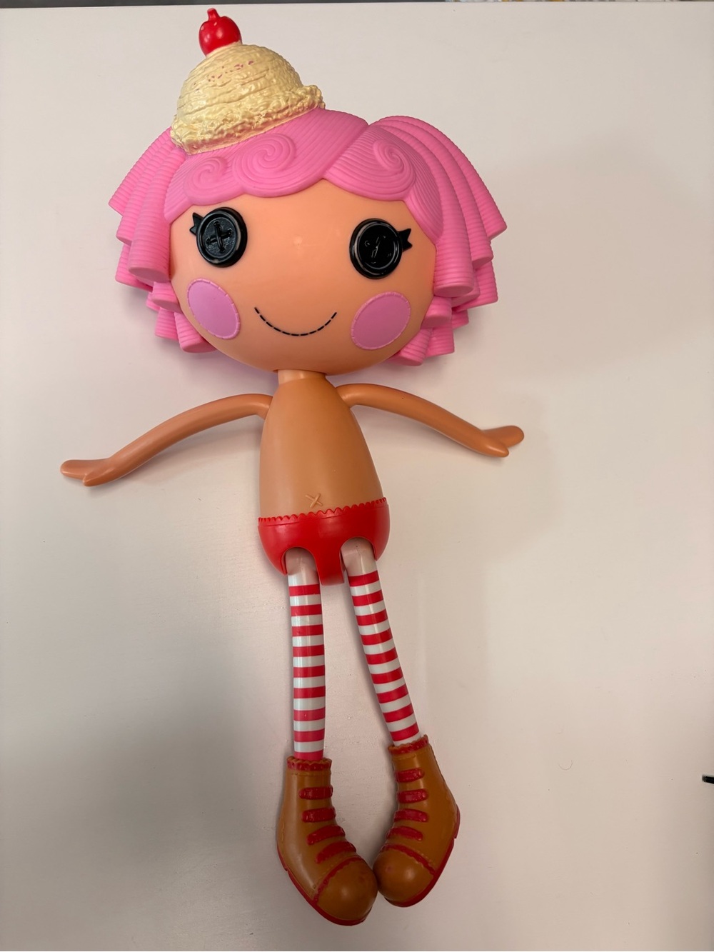 Lalaloopsy Cherry Crisp Crust Doll Full Size 12in 2013 MGA No Pet Or Dress